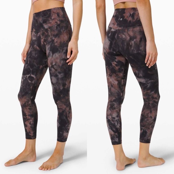 lululemon athletica | Align Pant 25” *Diamond Dye Graphite Grey Pink Pastel - Picture 7 of 7